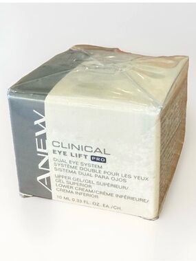 Avon ANEW Clinical Eye Lift Pro Dual System Upper Gel & Lower Cream .33oz Sealed